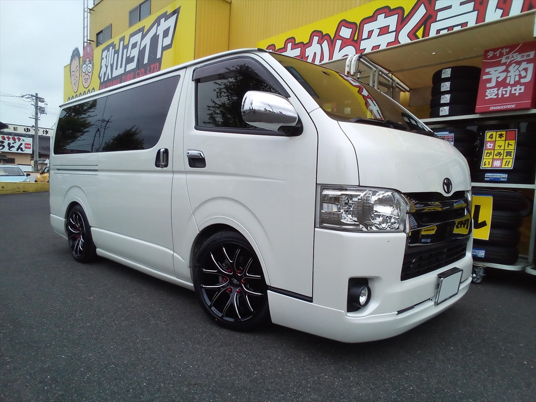Hi Ace ハイエース ホイール装着写真