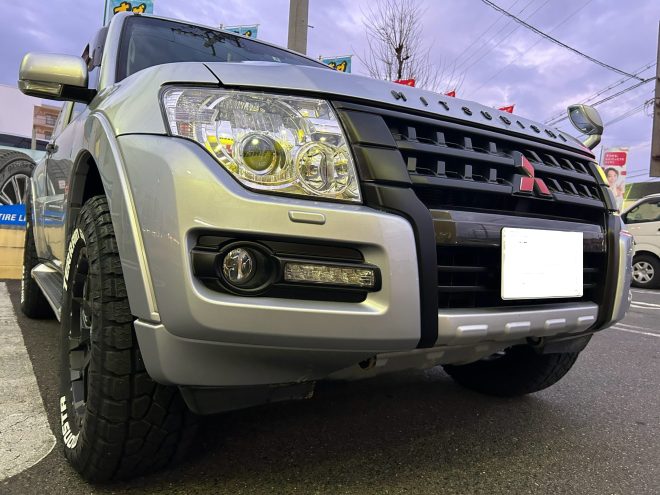 値交渉可　HED JET6 前後タイヤ・ノバコローナコグ付 MITUBISHI パジェロ×MID NITRO POWER | 秋山タイヤホームページ