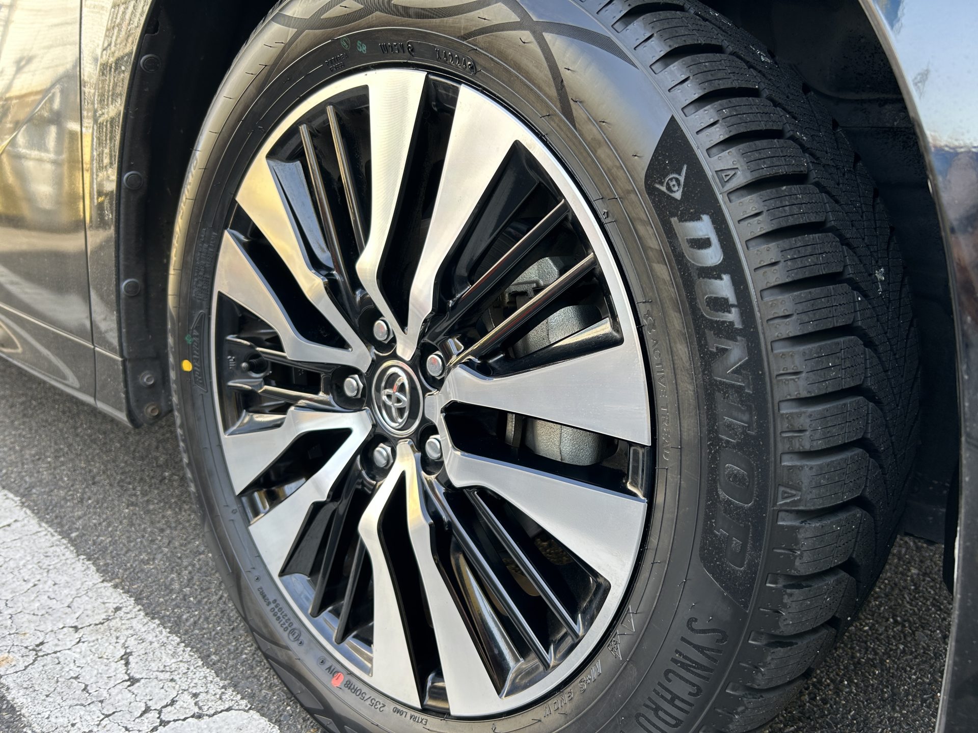 美品】225/60R17 ミシュラン オールシーズンタイヤ アルファード純正アルミ